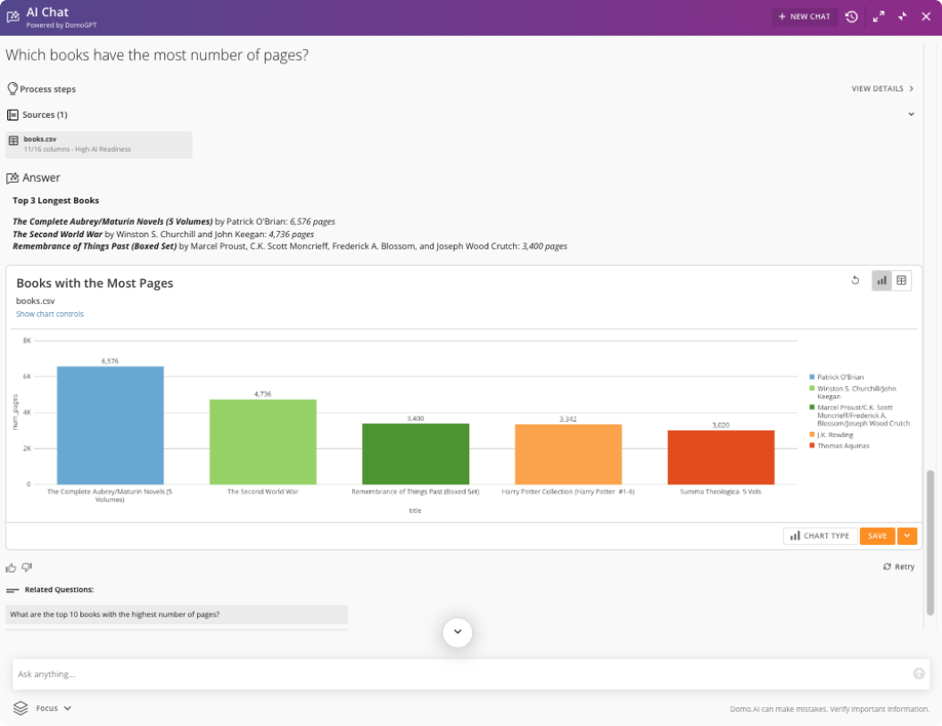 product feature domo ai chat question card 2x